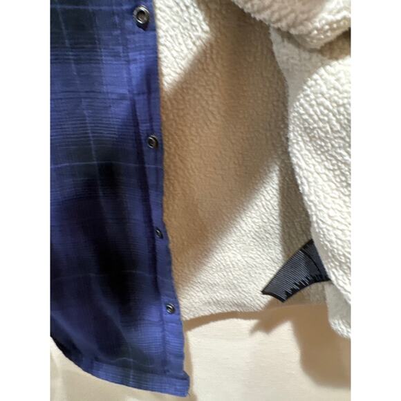 The North Face Men's Campshire Shirt blue plaid size small - Picture 3 of 5